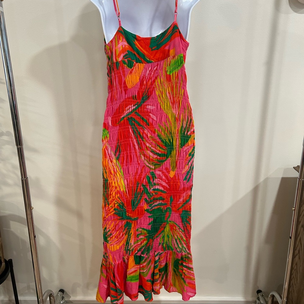 FARM Rio Vibrant Tropical Print Midi Dress - Picture 3 of 4
